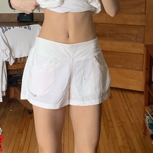 White nike shorts!